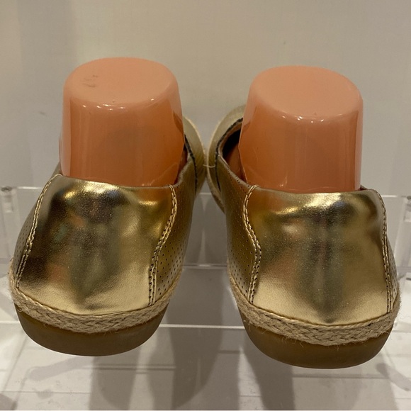 Clarks Danelly Sky Perforated Espadrille Slip On Loafers Flats Size 9.5W EUC - Picture 4 of 11